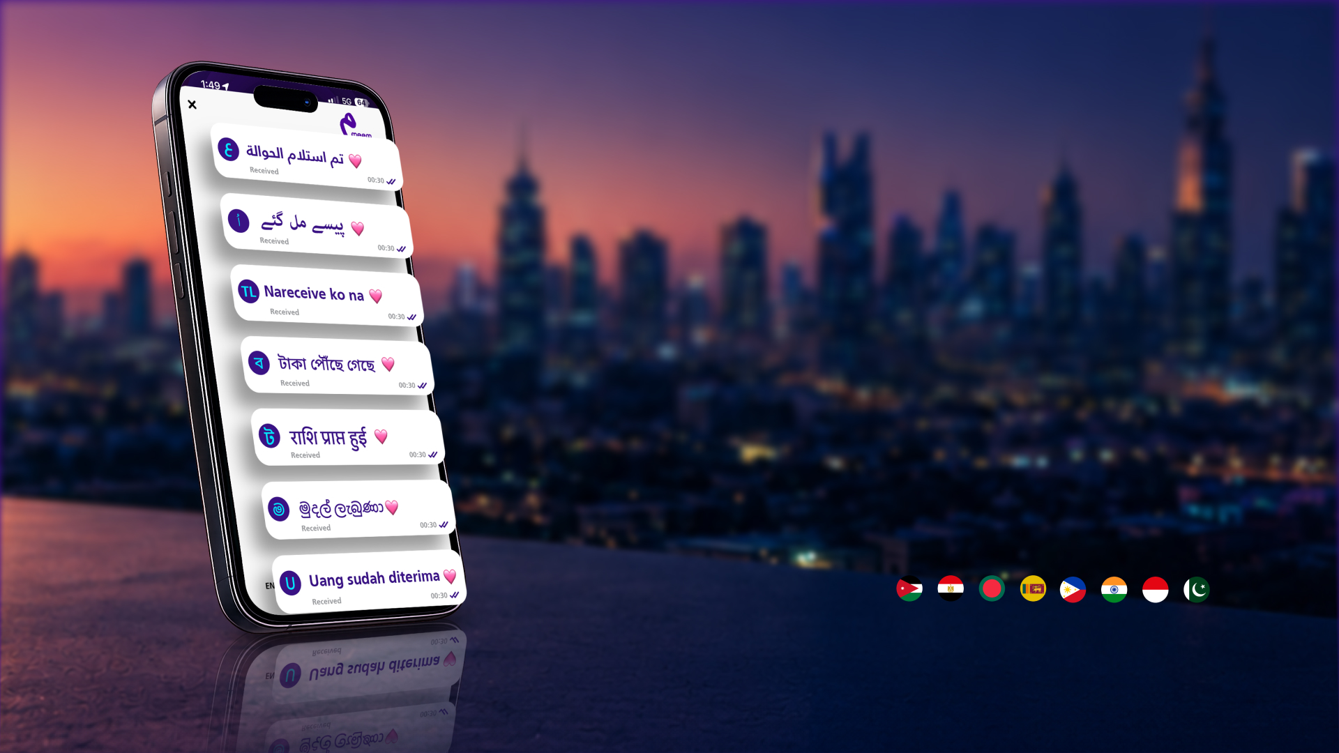 Meem Remittances Web Banner Ar